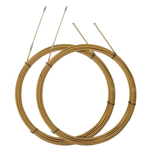 Image of Wire Lead Threading Device Cable Puller for Floor Conduit Ceiling Electrical|Electrical Wire Threading Device - 3-Layer Spring Steel Cable Puller - Universal Wire Insertion Tool for PVC