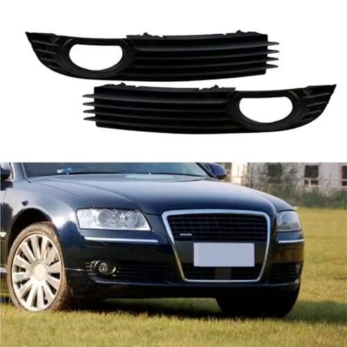 Grille de phare antibrouillard gauche droite A8 D3 2005 2006 2007 cadre oem - 6