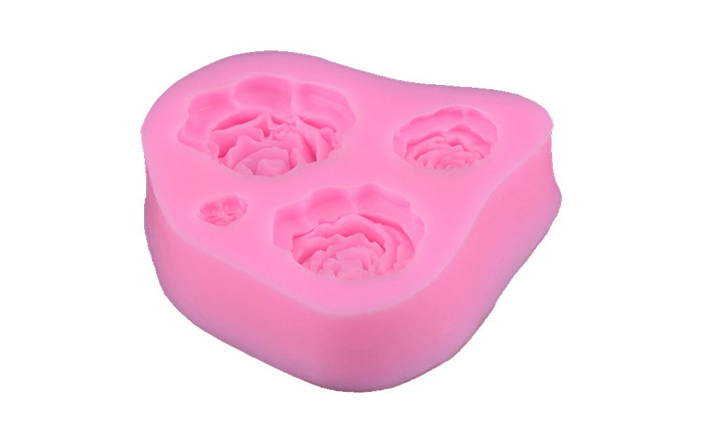 Sweeaau Rosenblüten Silikonformen - Für Seife, Schokolade & Epoxidharz