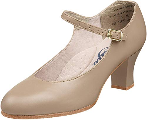 Capezio - Zapato para Mujer, Mujer, 650.0, Canela, 8 Meses