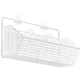 Solution de rangement peu encombrante : transformez votre cuisine, salle de bain ou armoires avec ce panier suspendu à 3 grilles..Sa conception en maille métallique autocollante maximise l'espace vertical, gardant vos essentiels organisés et à portée de main.