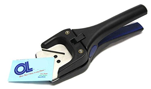 Oregon Lamination C-006-2.5MM Deluxe Corner Rounder Punch, 2.5mm (3/32") Radius Heavy Duty Handheld Cutter for PVC Cards, Laminated Sheets, and Cardstock