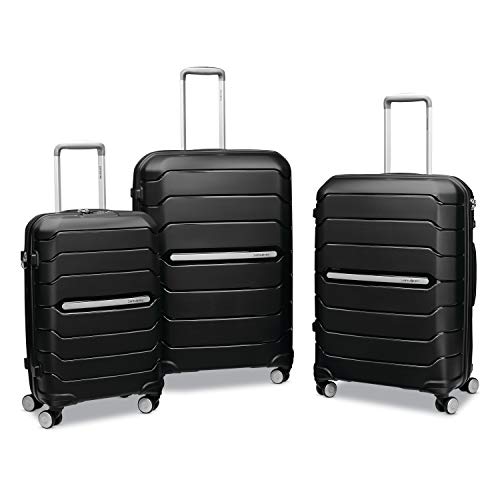 Samsonite Freeform Hardside Spinner 28, Freeform Hardside Spinner 28, Nero, Checked-Large 28-Inch, Freeform Hardside espandibile con doppie ruote Spinner