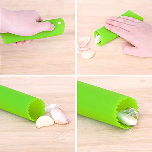 Jasvic Garlic Press Rocker, Stainless Steel Garlic Mincer Crusher Professional Kitchen Gadgets Garlic Chopper With Ergonomic Handle thumb #3