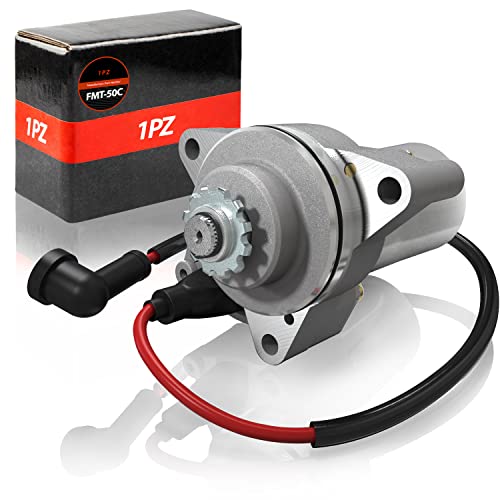 1PZ FMT-50C Démarreur à 3 boulons pour Moteur 50cc 70cc 90cc 100cc 110cc 125cc ATV Quad 4 temps Go-Kart Dirt Pit Bike Wheeler