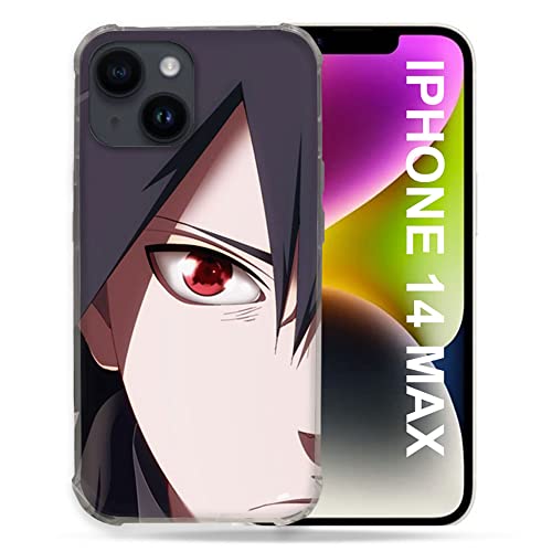 Coque iPhone 14 Plus Naruto Sasuke Manga Cokitec pour smartphone 6.7 pouces