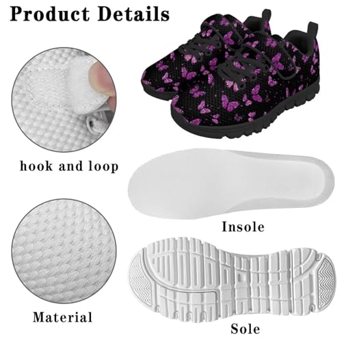 Toddler Sneakers for Boys Girls Kids Casual Tennis Running Shoes Breathable Single Buckle Shoes for Outdoor Indoor4