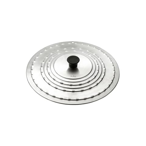MIU France Universal Fry Pan Cover, Silver 11.3x11.3x1.7 Cover
