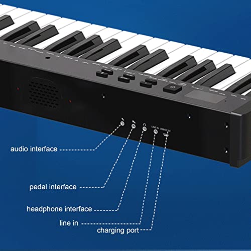 Piano numérique à 61 touches Piano à clavier portable intégré Double haut-parleurs Bluetooth MIDI Piano électronique avec pédale de sustain Idéal for les adultes, les enfants et les débutants - Les Beatles, Paul McCartney, John Lennon, RIngo Starr, George Harrison Piano numérique à 61 touches Piano à clavier portable intégré Double haut-parleurs Bluetooth MIDI Piano électronique avec pédale de sustain Idéal for les adultes, les enfants et les débutants – Image 7