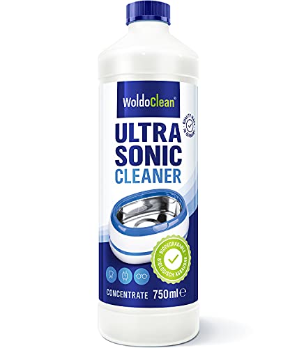 Ultraschallreiniger Konzentrat 750ml Reinigungsflüssigkeit für Ultraschallgeräte - für Brillen, Schmuck, Silber, Münzen & Uhren