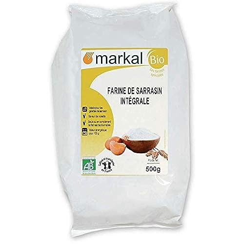 MARKAL Farine de sarrasin intégrale 500G Bio -