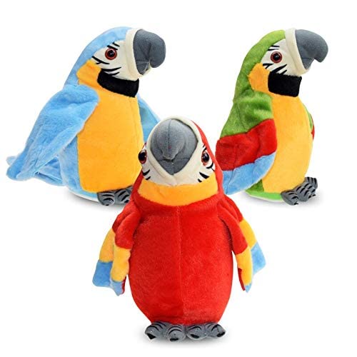 Verbier Talking Parrot Toy for Kids Repeats What You Say, Soft Plush Toy Talking Parrot Toy for Kids Babies Return Gift Item Set of 1 (Multicolor) (B0BD45C8NL) Amazon Price History, Amazon Price Tracker
