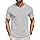 T-Shirt pour Homme à Manches Courtes Col en V Classique Décontracté T-Shirt Basique pour l'Été (FR/ES, Alpha/Lettres, L, Taille Normale, Taille Normale, Grey)