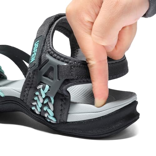 Image of UBFEN Womens Hiking Sandals Outdoor Comfortable Sport | Lightweight, Water Sandals, Adjustable Straps, Arch Support, Ideal for All-Day Wear, Beach, Vacation, Camping, Walking