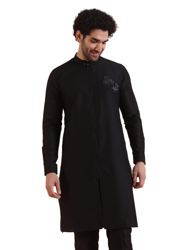 kisah Men's Cotton Blend Solid Kurta-picture-54