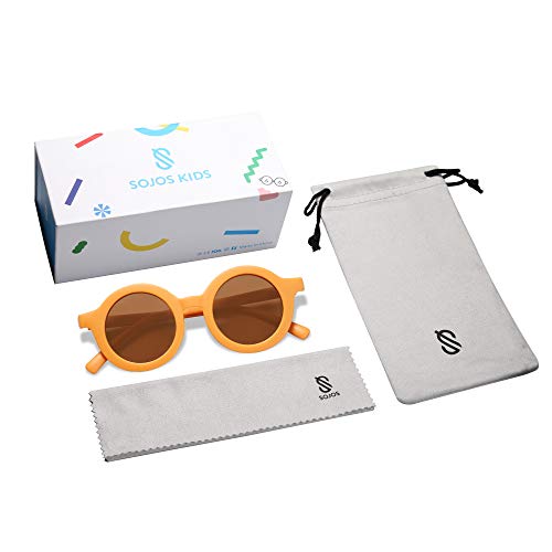 Image of SOJOS Cute Round Polarized Sunglasses for Kids Girls Boys UV400 Protection De Sol Gafas Beach Holiday