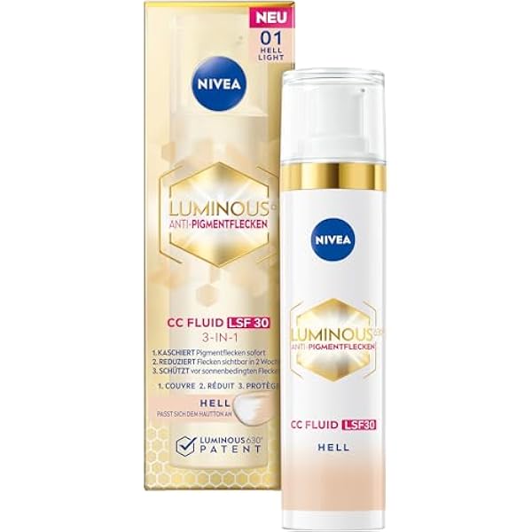 Nivea Luminous 630 Krem Cc, Biały, 41 ml