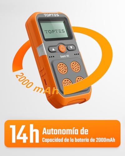Miniatura 4 de Toptes Guard-101 Detector De Gas, Monitor De 4 Gases Para H2s, Co, Lel Y O2, Con Alarmas De Vibración, Visuales Y Sonoras, 14h De Autonomía, Seguridad Antidesflagrante, Para Trabajo Y Casa - Naranja