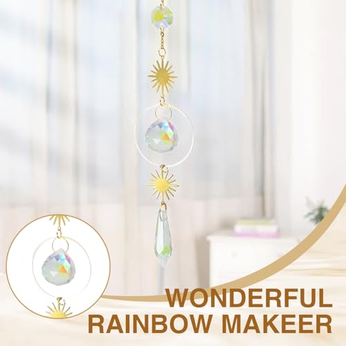 Zonoori Sonnenfänger Kristall, Aufhängen Kristalle Suncatcher, Basteln Sun Catcher