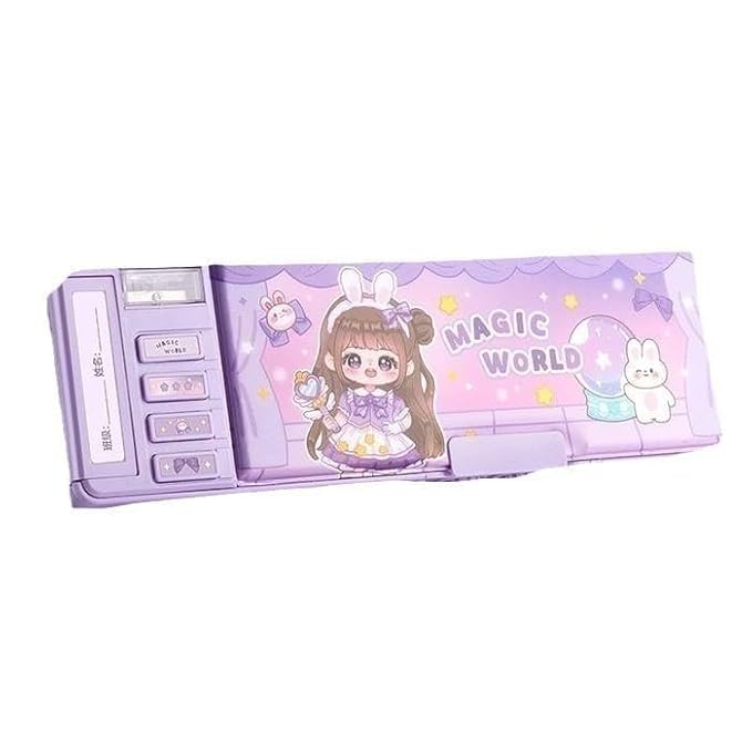 Caltero Multifunctional Compass Box for Boys Kids,Magnetic Compass