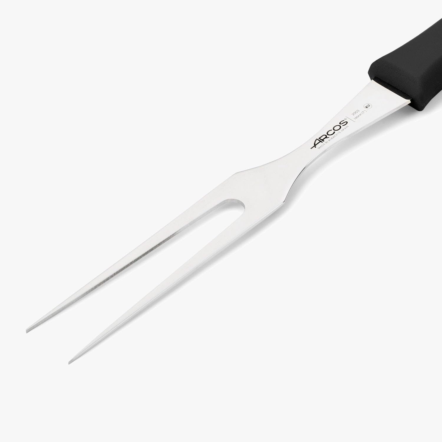 Arcos Cuchillo Chef con Hoja Acero Inoxidable Nitrum 200 mm. Cuchillo Cocina Profesional multipropósito. Mango ergonómico Polipropileno. Serie 2900. Color Negro. — view 17