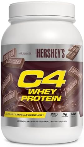 Cellucor C4 Whey Protein Powder, Hershey's Chocolate - 25g Protei...