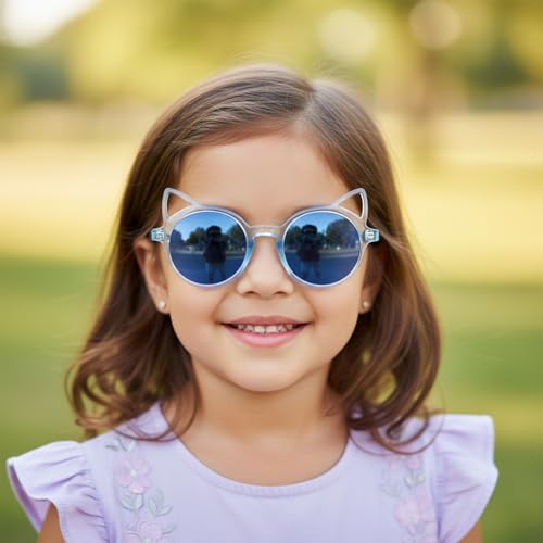 Image of SYGA Kids Goggles, Modern Stylish Eyewears for Boy's and Girls, Triangle Corner Style, Suitable for Age 3-8 Years