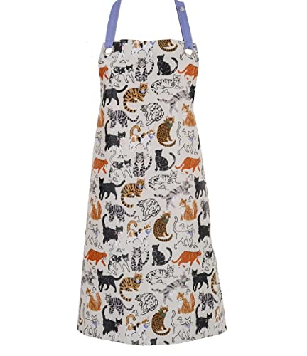 Tablier en PVC Ulster Weavers Feline Friends pour cuisiner et jardiner sans taches