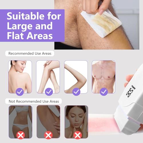 Waxfans Roll on Wax Kit, Hair Removal Waxing Kit, Wax Roller for Larger Areas of the Body, Home Waxing Kit for Women and Men, Sensitive Skin Friendly (Black)