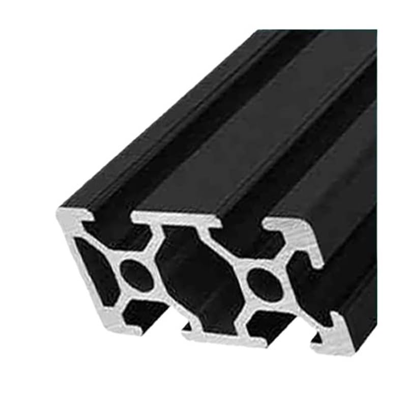 OB-2040N1-20-b Perfil De Aluminio Con Ranura En T, Marco DIY, Máquina Extrusión Riel Lineal, Metal, Sellado for Impresora 3D CNC, 1 Ud(850mm)