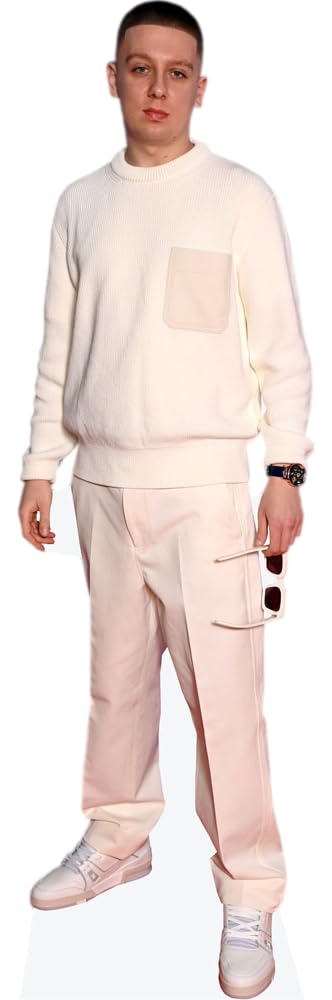 Yes Point Of Sale & Packaging White Aitch Lifesize Cardboard Cutout - ( Outfit) (185Cm)