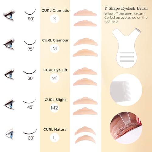 8. Bild von Wimpernlifting Set, Lash Lifting Wimpern Perming Kit Lash Lift Wimpern Curling Wimpernlaminierung Professionell Wimpernverlängerung, Lange andauernd