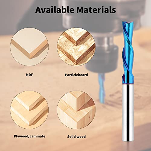 Eanosic E203 Downcut Spiral Router Bits 1/4 Inch Shank thumb #3