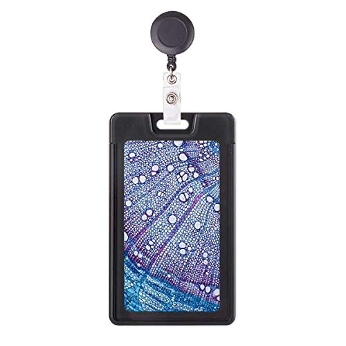 Porte-badge Science Plant avec enrouleur robuste et design cellules bleues