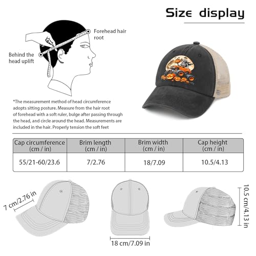 Skeleton Rock On Bruh Halloween for Mens Kids Toddlers Trucker hat Cycling4