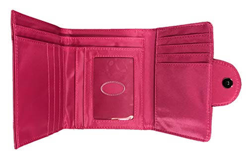 Image of Big Skinny Women's Trixie Leather Tri-Fold Slim Wallet, Holds Up to 30 Cards