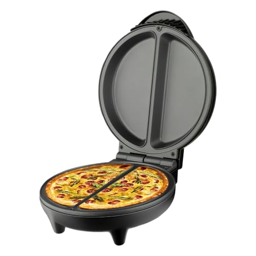 Sartén Para Desayuno | Eléctrico De 2 Compartimentos Con Luces Indicadoras - Sartén para Huevos Antiadherente | Para Tortilla Tortitas Desayuno Cocina Hogar Restaurante