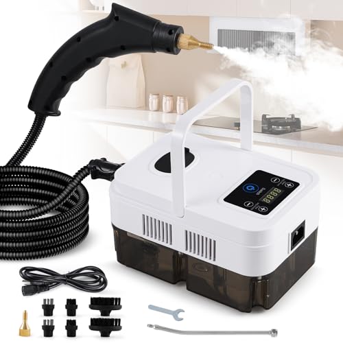 Hapyvergo Timing Steam Cleaner Handheld Steamer for Cleaning Grout Tile