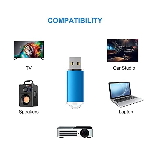 K&ZZ USB-Stick, USB-Stick, 16 GB, 16 GB, 10 Stück, 16 GB, mehrfarbig – Bild 7