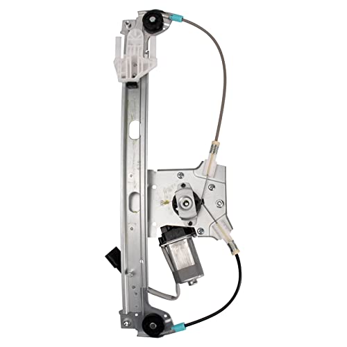 Image of TRQ Rear Right Power Window Regulator & Motor Assembly Passenger Side Compatible with 2005-2009 Buick Lacrosse