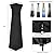 WONEWTH Patio Heater Covers with Zipper and Storage Bag, Outdoor Waterproof Dustproof Heater Cover (89"H x 33"D x 19"B)