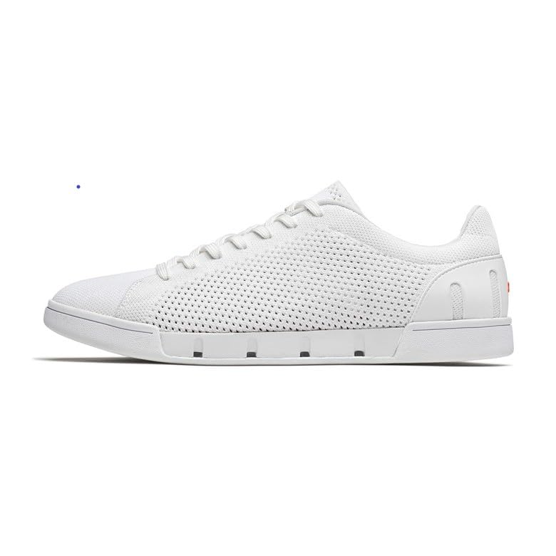 Image of SWIMS Breeze Tennis Knit Sneakers for Men, Lightweight Breathable Knit Upper, EVA Cushioned Midsole, Rubber Cup Sole, Low Top Casual Fashion Sneaker