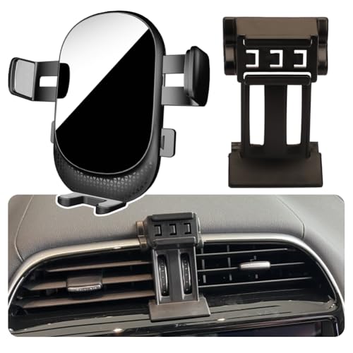 Car Phone Holder for Jaguar F-PACE/XE Auto Accessories [Only for 2017-2020 F PACE/XE] [Auto Lock Hands Free Cell Phone Mount Car fits for iPhone & All Smartphones]