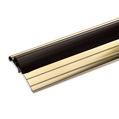 3 Ft - Gold Anodized Aluminum With Lifetime Guarrante Vinyl Seal Threshold 3 1/4" Wide #TOP20
