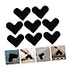 8pcs Non-Slip Carpet Grippers Heart-Shaped Rug Pads Washable Household Rug Stickers for Safe Flooring Pu Material for All Carpet Types