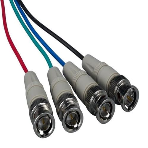 Cable VGA a 4-BNC RGBS con ferritas 6ft miniatura 2