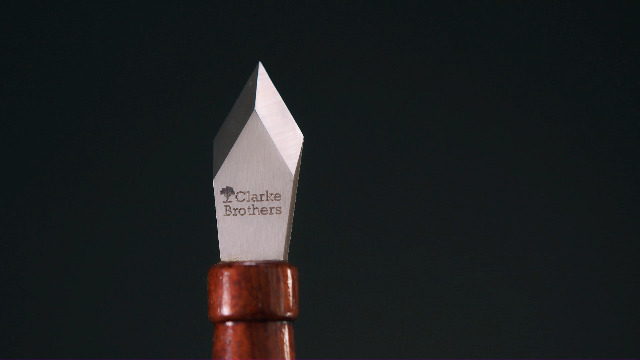 Clarke Brothers Marking Knife and Real Leather sheath – Wood Marking Gauge – Premium Woodworking Tool with High Carbon Steel Blade – Quality with Sharp Blade – Beautiful Wooden Handle