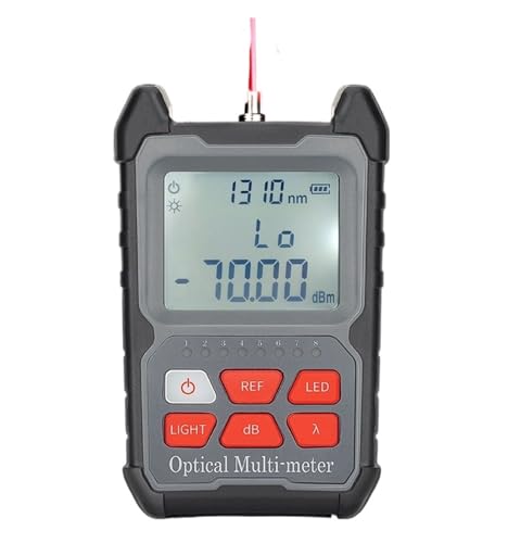 光パワーメーター、 ミニハンドヘルド OPM ポータブルハイエンド乾電池光ファイバーパワーテスター光パワーメーター 、精密測定