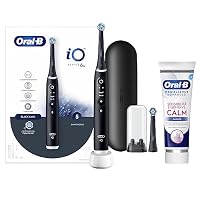 Oral-B Spazzolino Elettrico Ricaricabile iO6 Nero Con Custodia Da Viaggio, 1 Spazzolino...