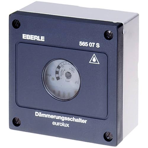 Eberle 0565 08 140 020   Interruptor crepuscular (230 V, 1 puerto), color azul oscuro